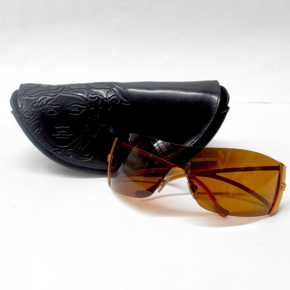 Versace shield sunglasses
